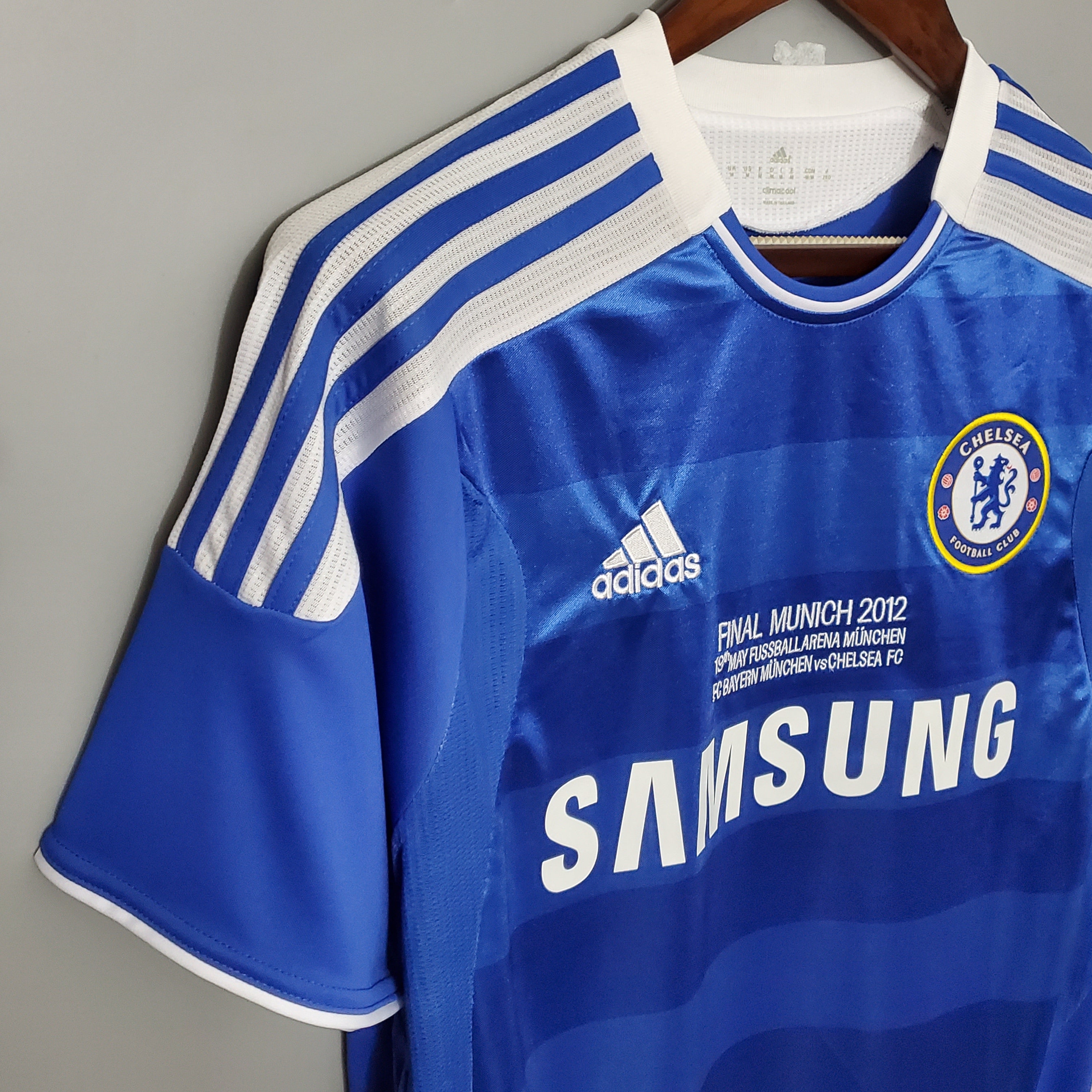 Maillot Vintage Rétro Chelsea 2011/12 Domicile – Finale Munich 2012