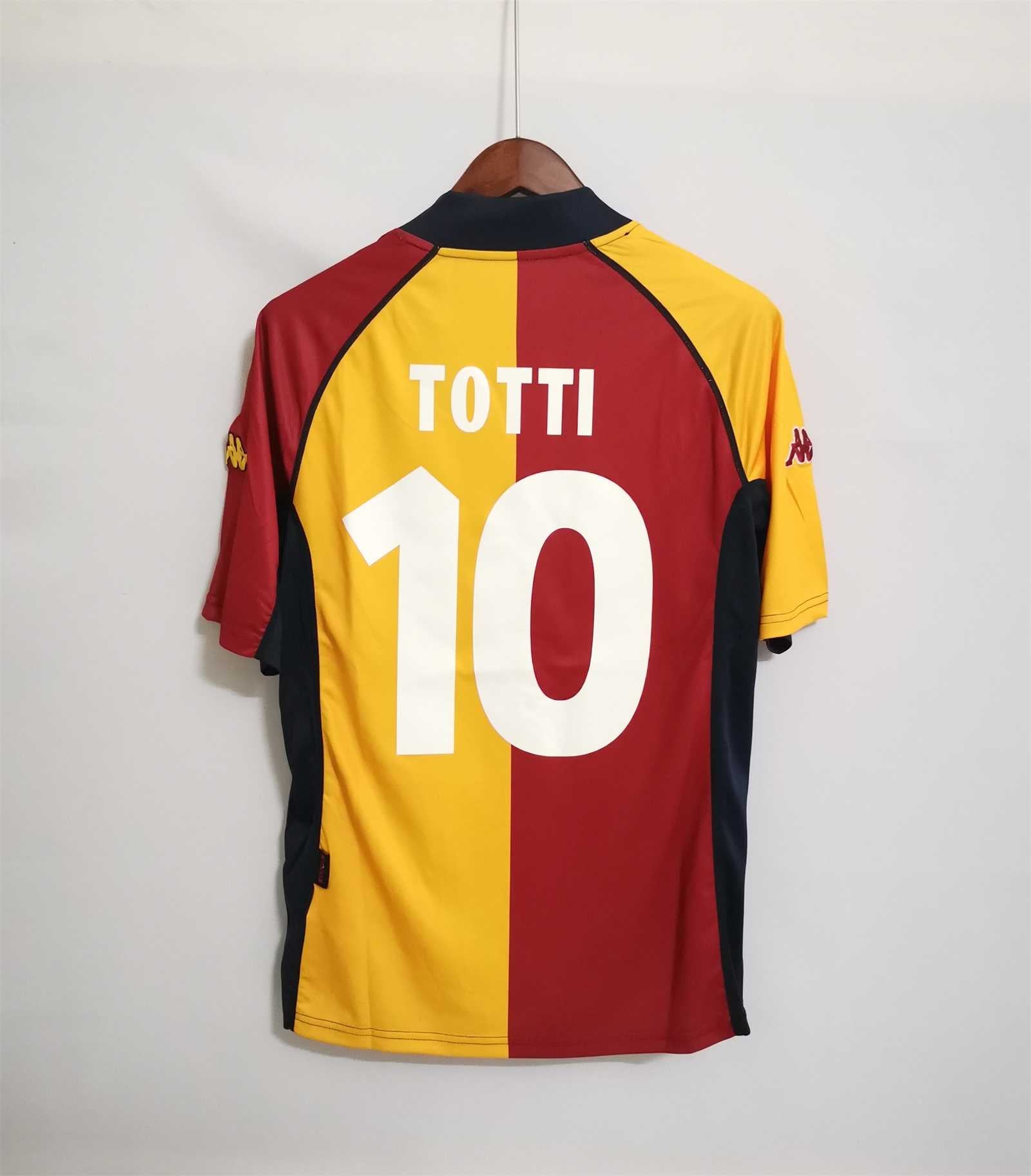 Maillot Rétro AS Roma 2001/2002 Domicile – Vintage Football