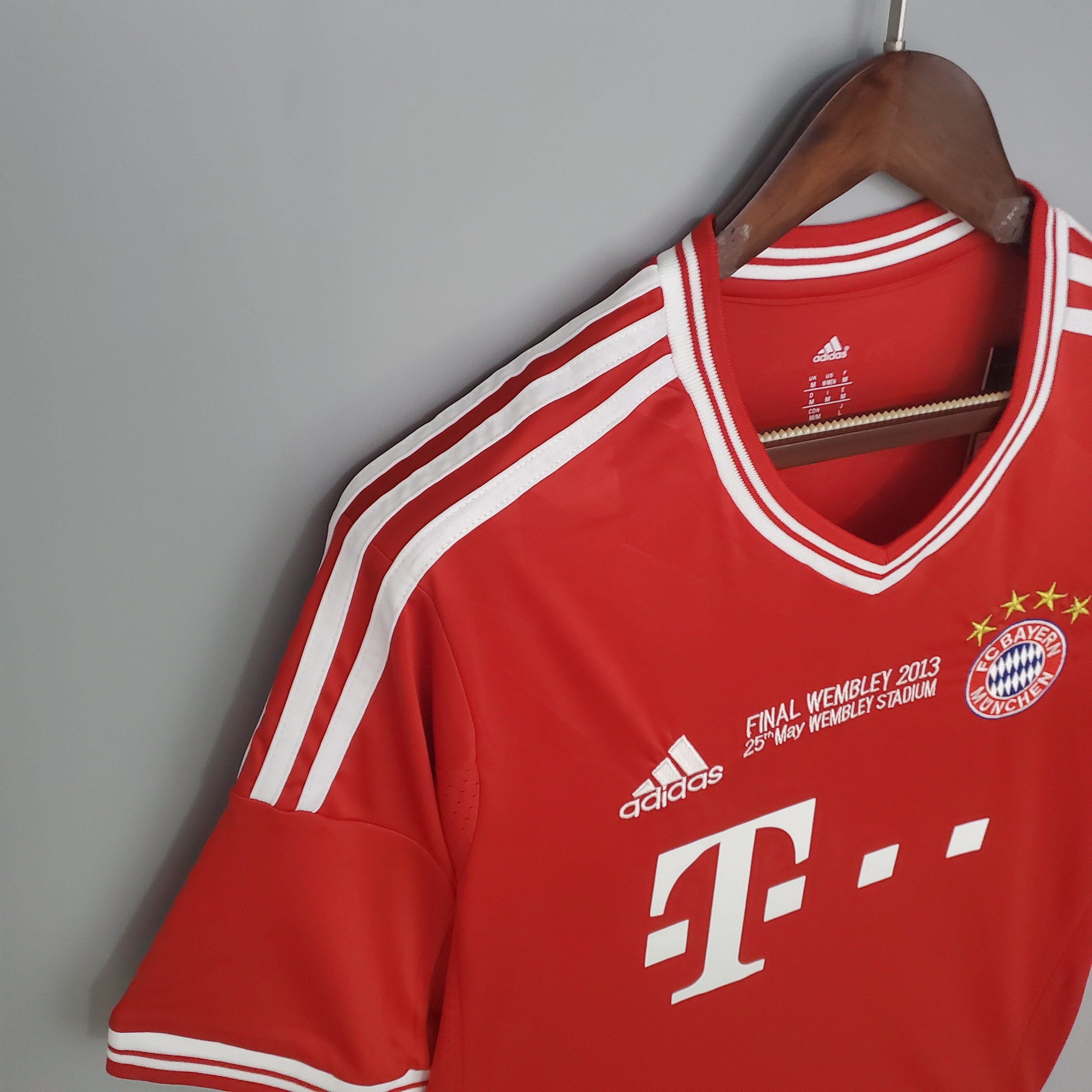 Maillot Vintage Rétro Bayern 2012/13 Domicile – Finale Wembley 2013