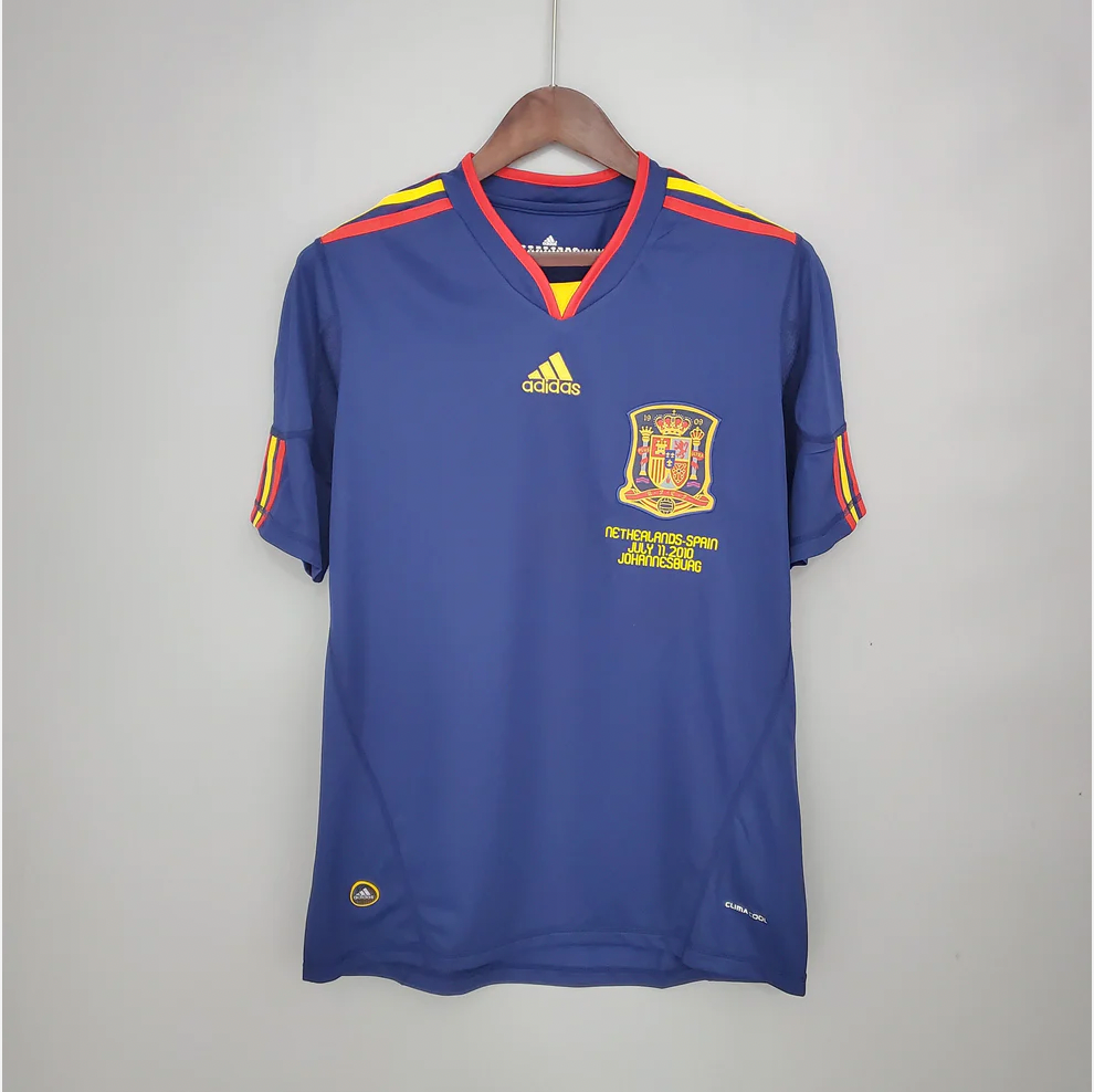 Maillot Espagne Extérieur 2010 Vintage – Champion du Monde Afrique du Sud