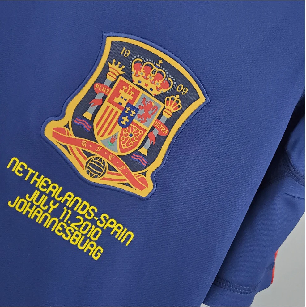 Maillot Espagne Extérieur 2010 – Édition Vintage Coupe du Monde