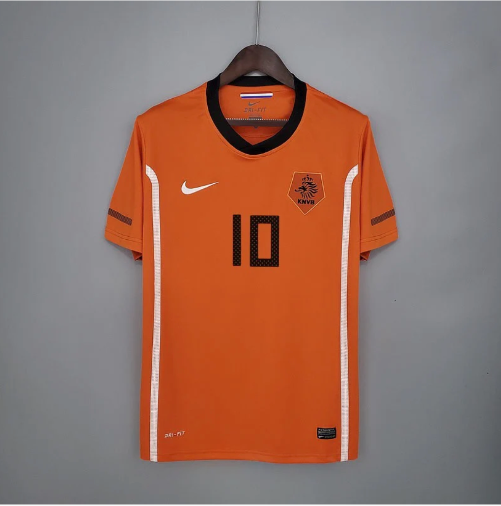 Maillot Pays-Bas Domicile 2010 Vintage – Sneijder Coupe du Monde Afrique du Sud