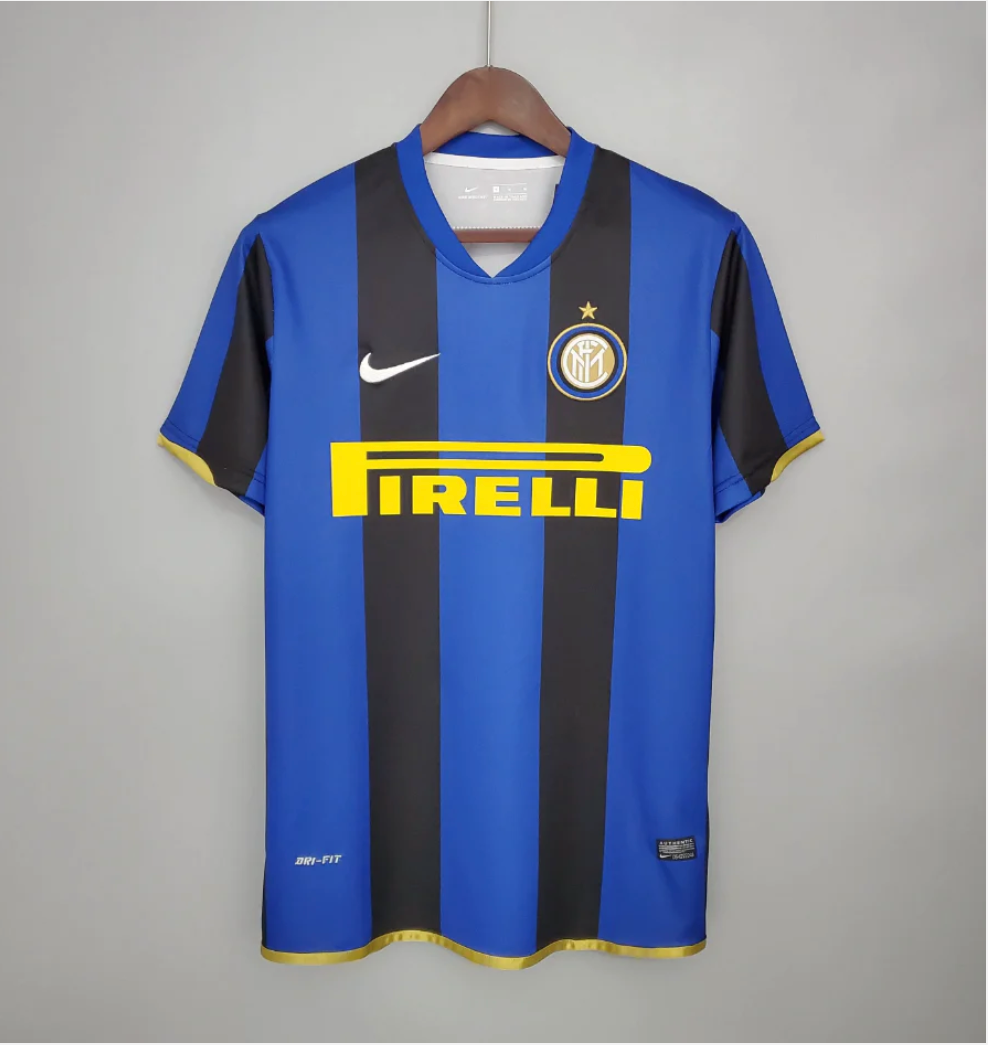 Maillot Inter Milan Domicile 2008/2009 Vintage – Pirelli Mourinho