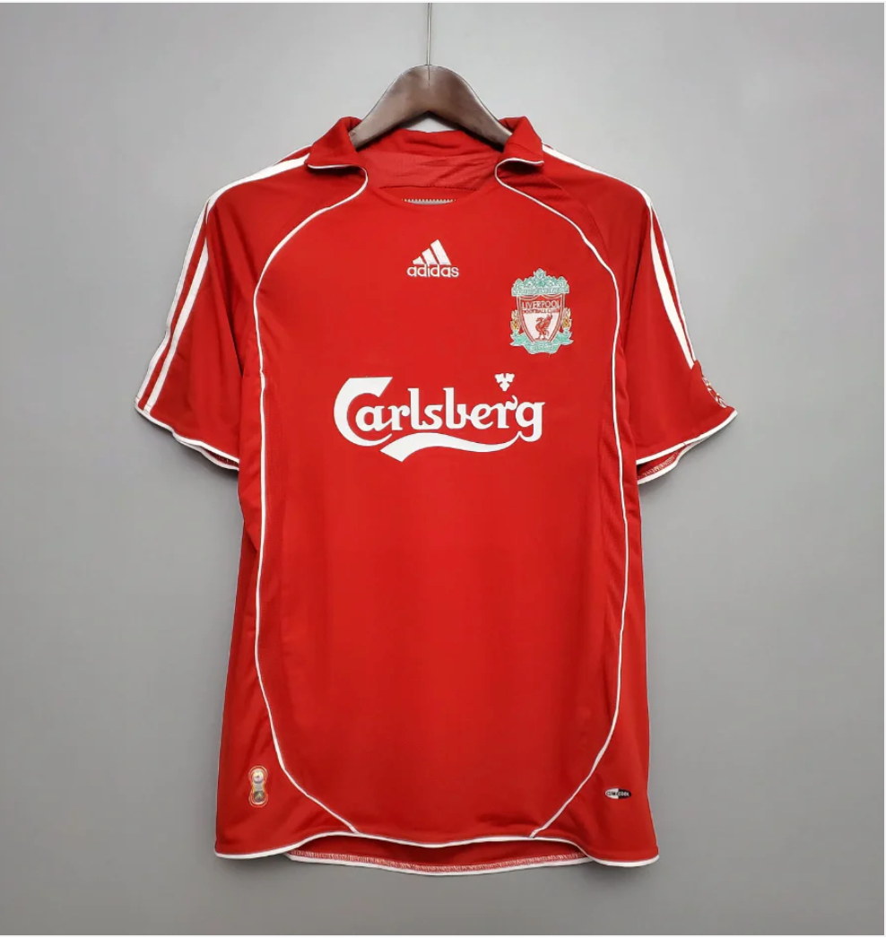 Maillot Liverpool Domicile 2006/2007 Vintage – Carlsberg