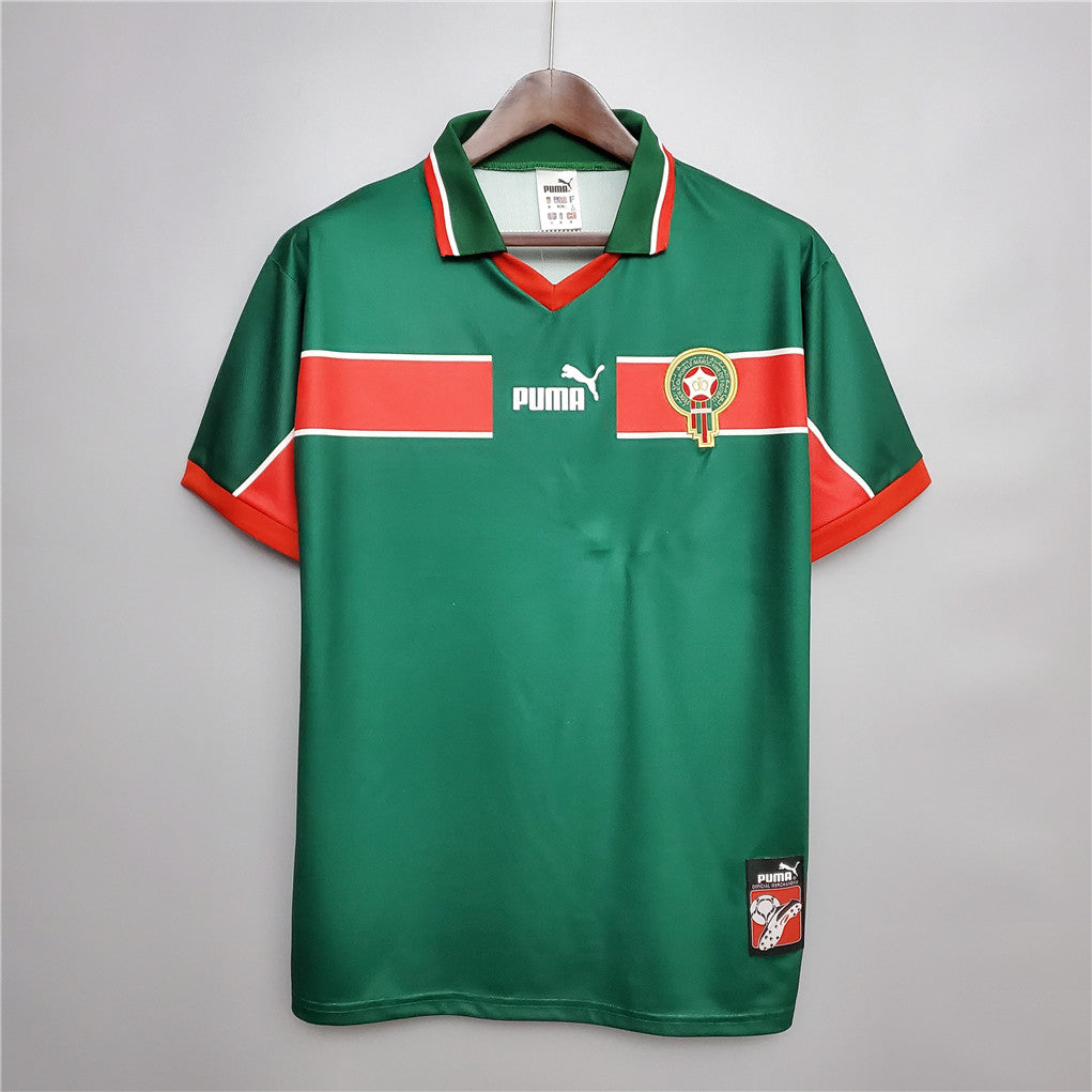 Maillot Maroc Vintage 1998 – Extérieur Puma – Coupe du Monde France 98