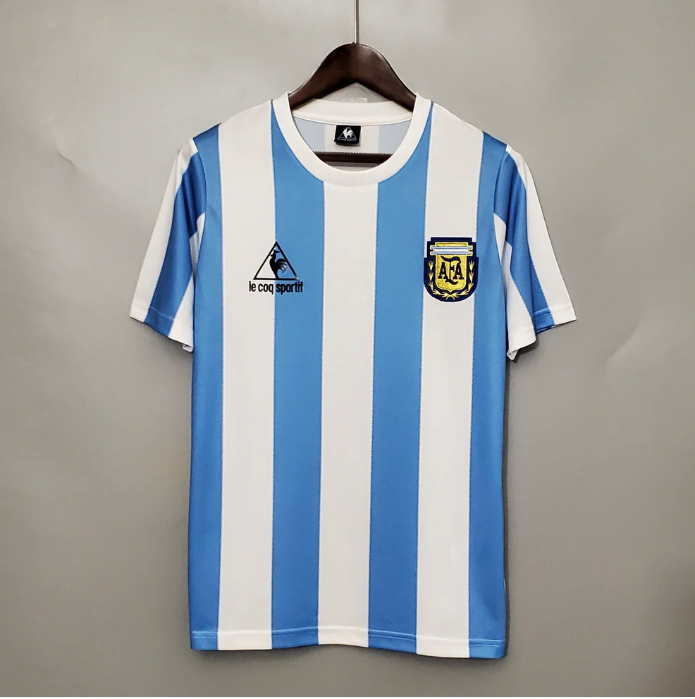 Maillot Argentine Vintage Domcile 1986