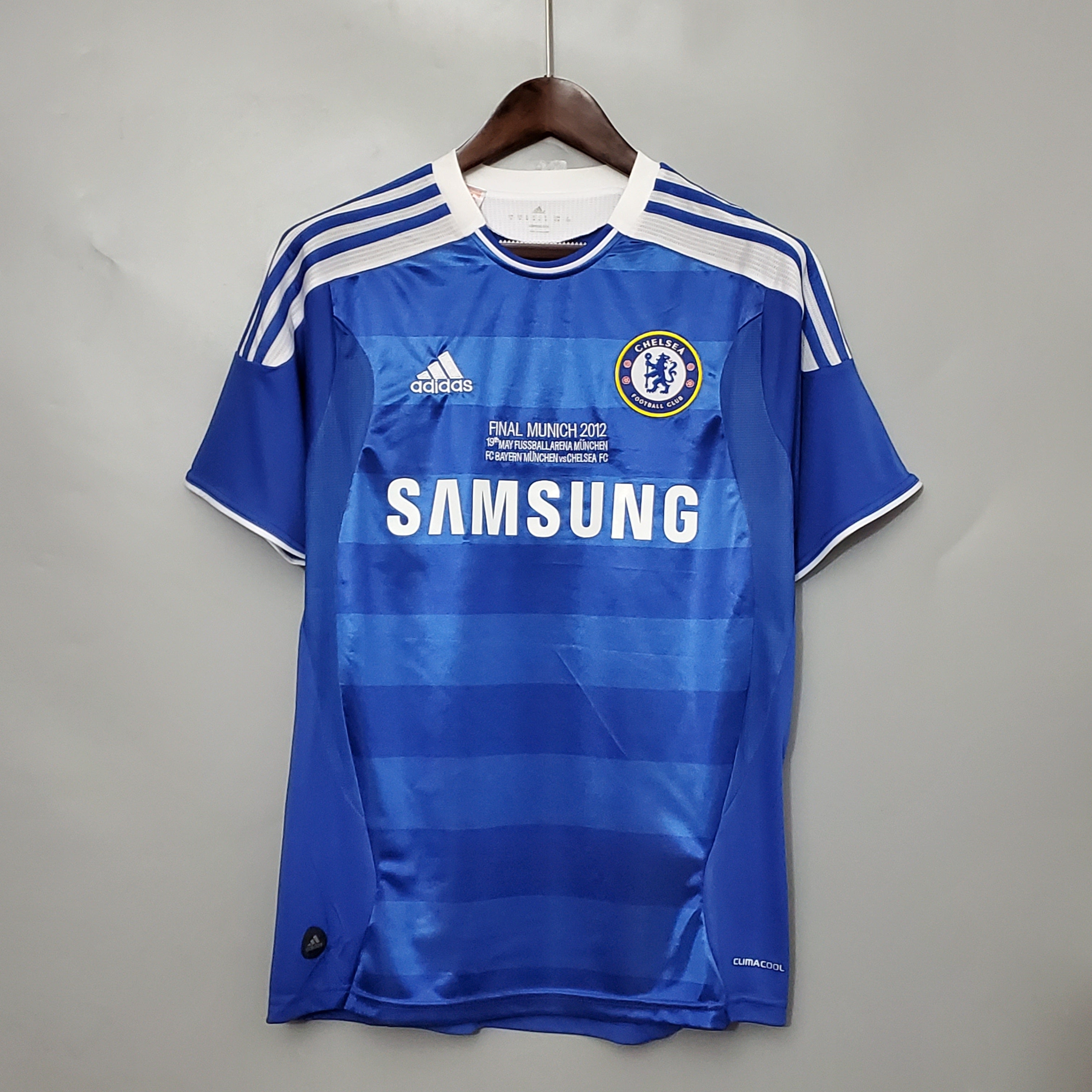 Maillot Vintage Rétro Chelsea 2011/12 Domicile – Finale Munich 2012