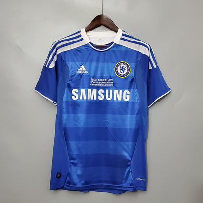 Maillot Vintage Rétro Chelsea 2011/12 Domicile – Finale Munich 2012
