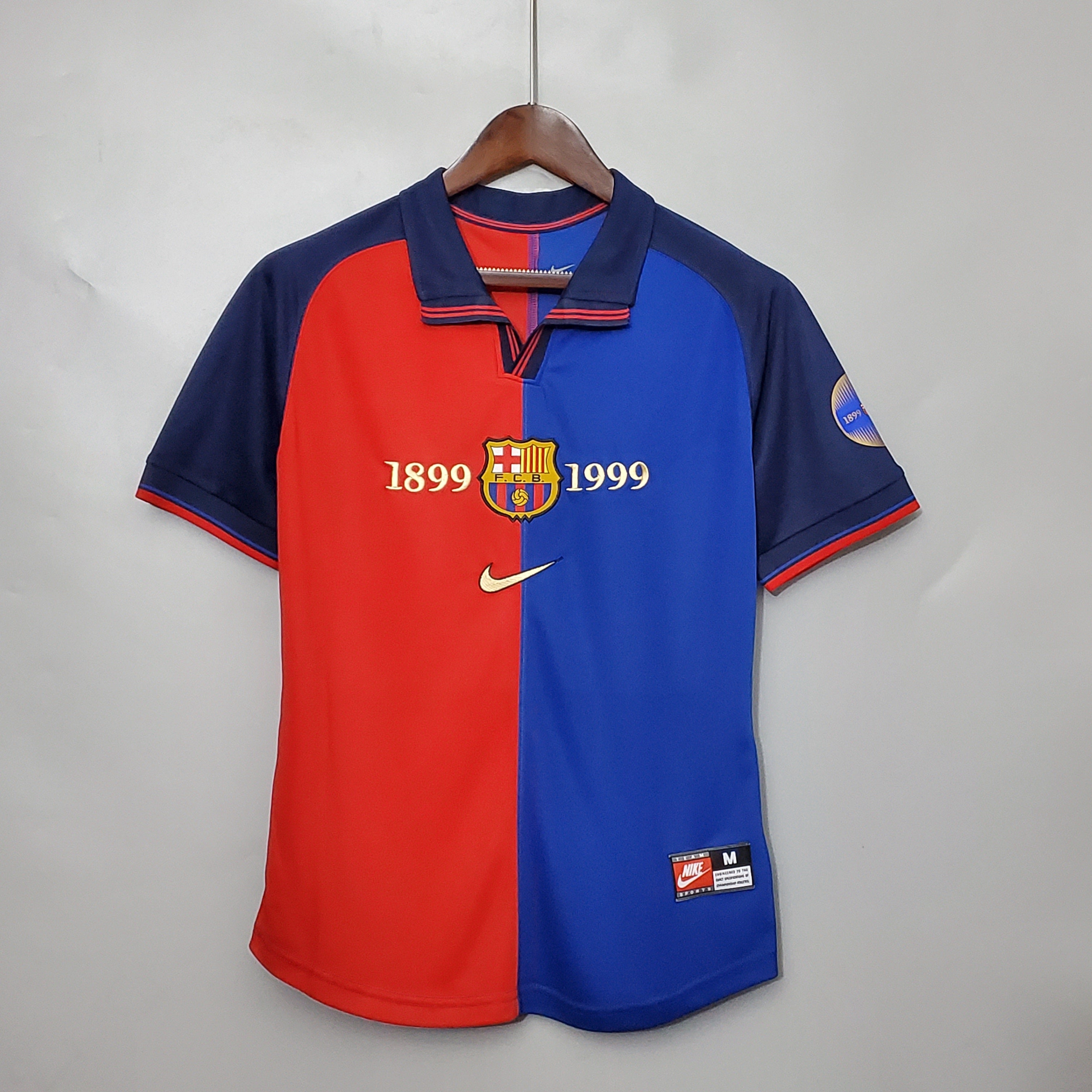 Maillot Vintage Rétro FC Barcelone 1999/00 Centenaire – Domicile Blaugrana