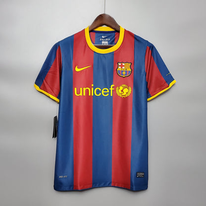 Maillot Vintage Rétro FC Barcelone 2010/11 – Domicile Blaugrana
