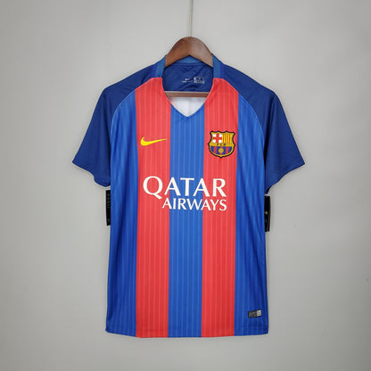 Maillot Vintage Rétro FC Barcelone 2016/17 – Domicile Blaugrana