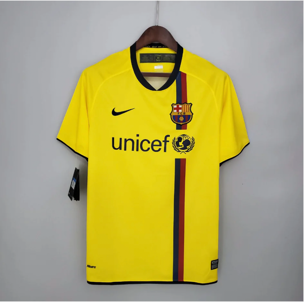 Maillot FC Barcelone Extérieur 2008/2009 Vintage Football