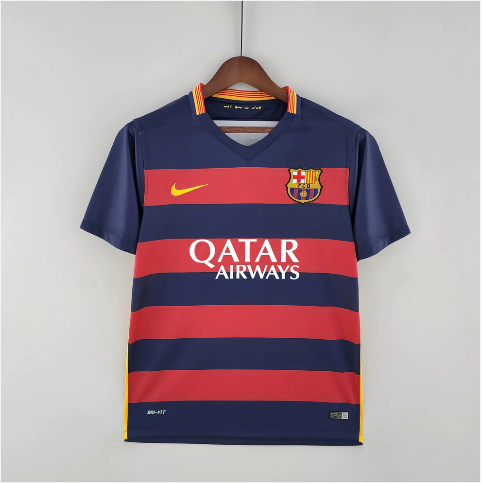 Maillot FC Barcelone Domicile 2015/2016 Vintage Football
