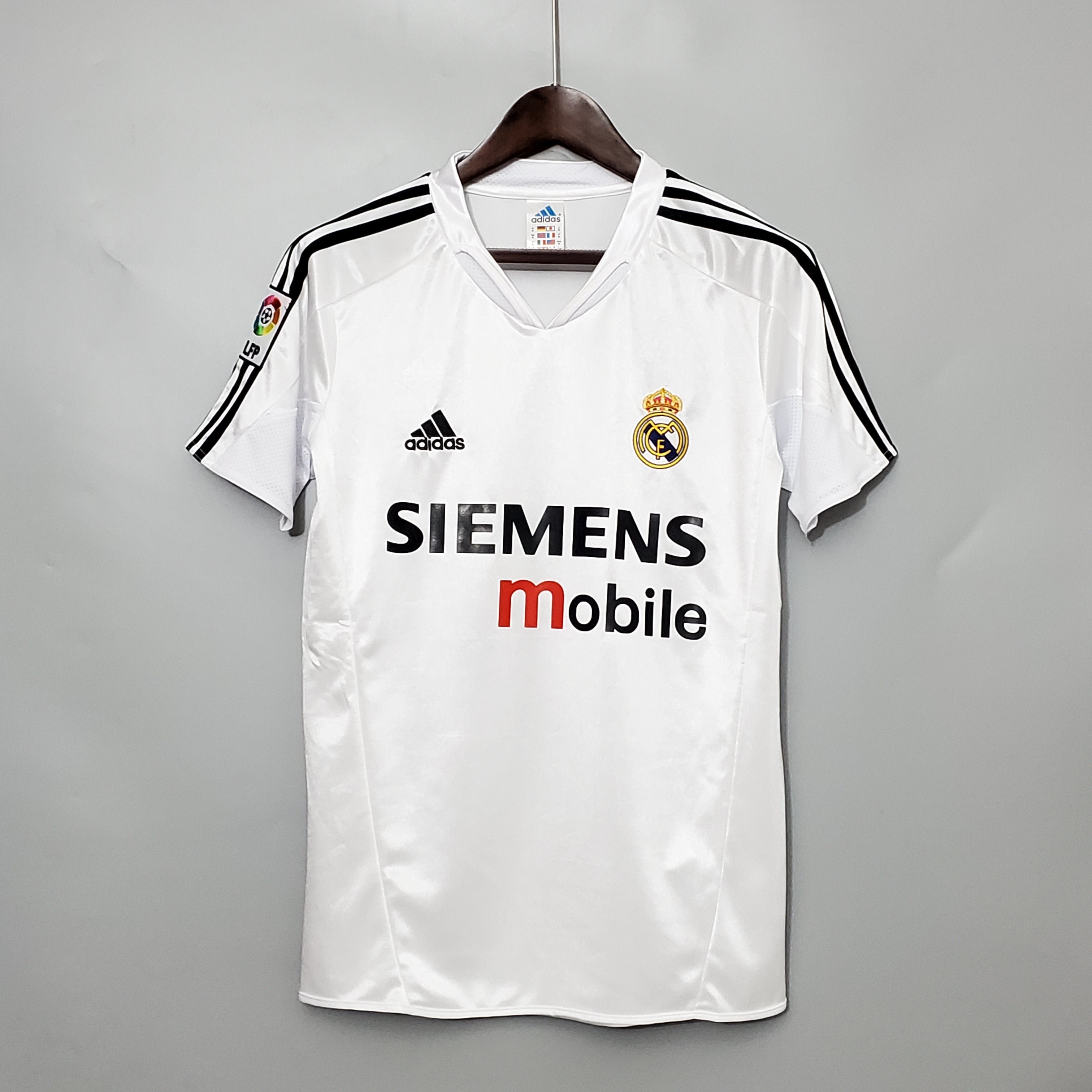 Maillot rétro Real Madrid 2004/2005 – Domicile blanc Galácticos