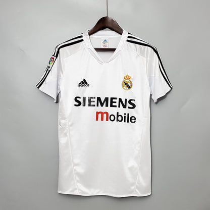 Maillot rétro Real Madrid 2004/2005 – Domicile blanc Galácticos